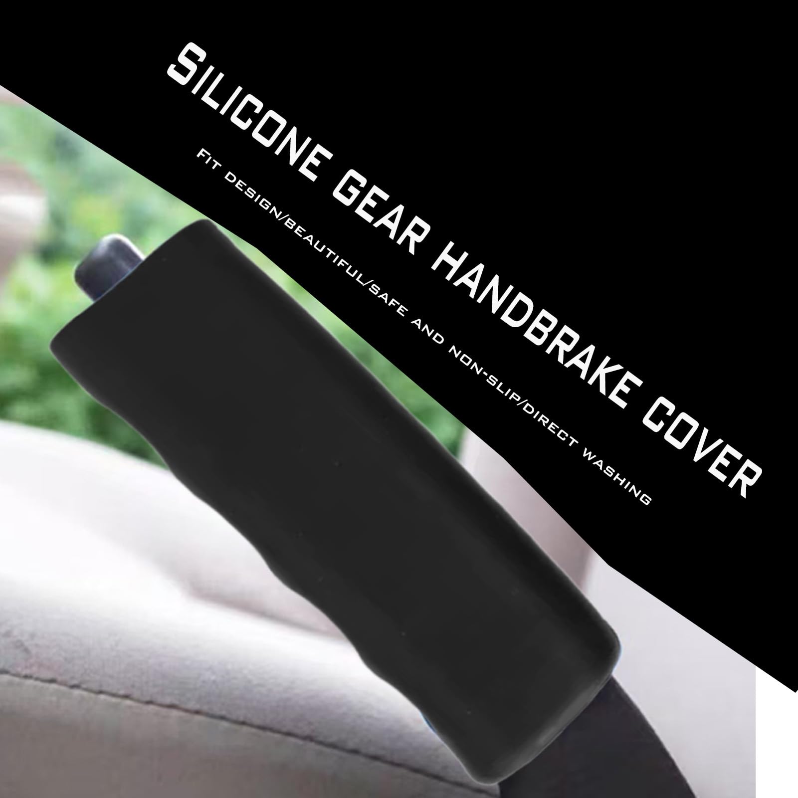1 Pcs Car Handbrake Cover - Soft Silicone Handle Sleeve Protector for Most Vehicles | Anti-Slip Grip Enhancer | Perfect for Daily Driving & Long Trips