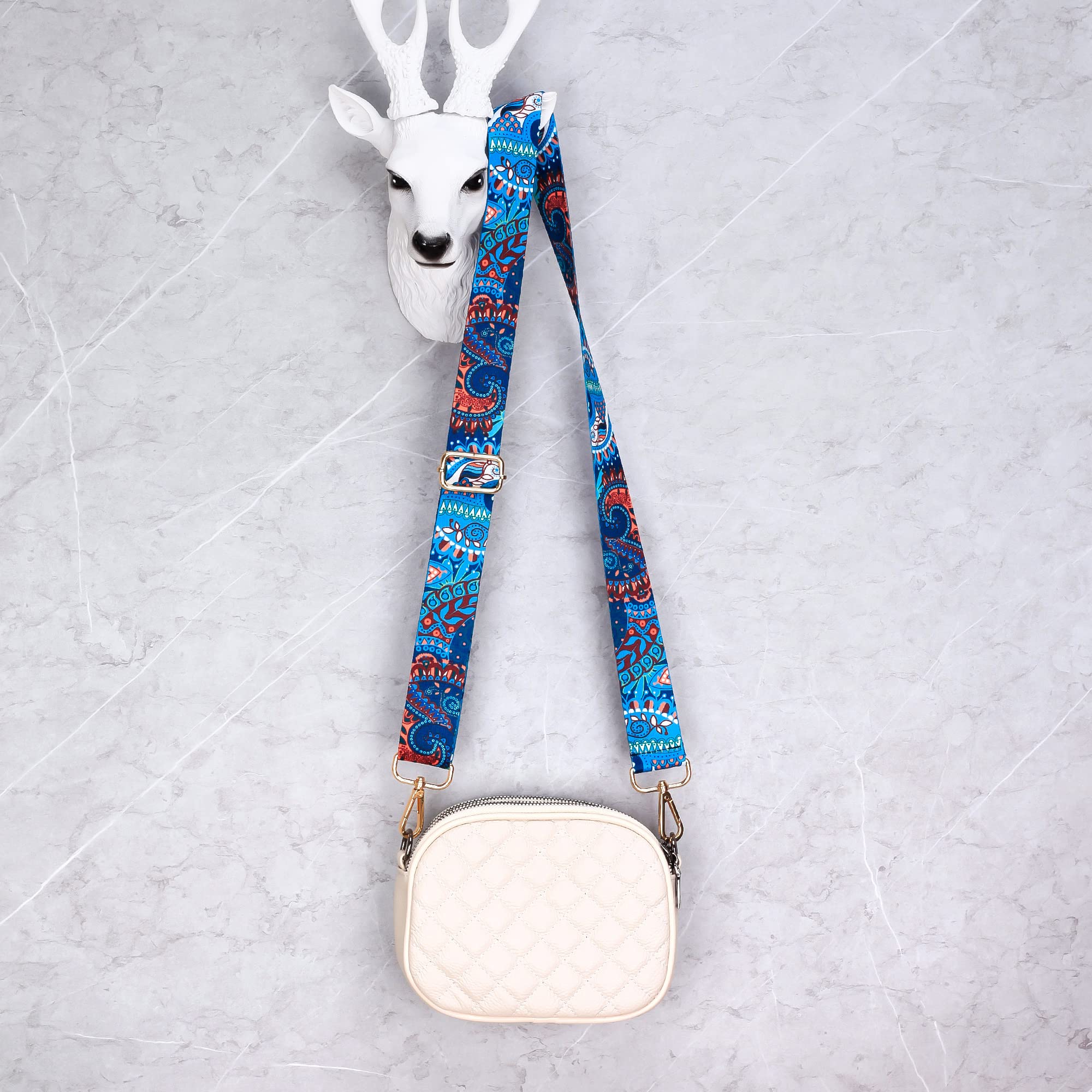 Vibrant Adjustable Strap for Purse - Crossbody Replacement Strap for Handbags, Totes & Shoulder Bags - Perfect for Daily Use, Travel & Fashion Accessories