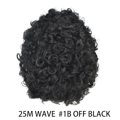 1B# OFF BLACK-25mm wave