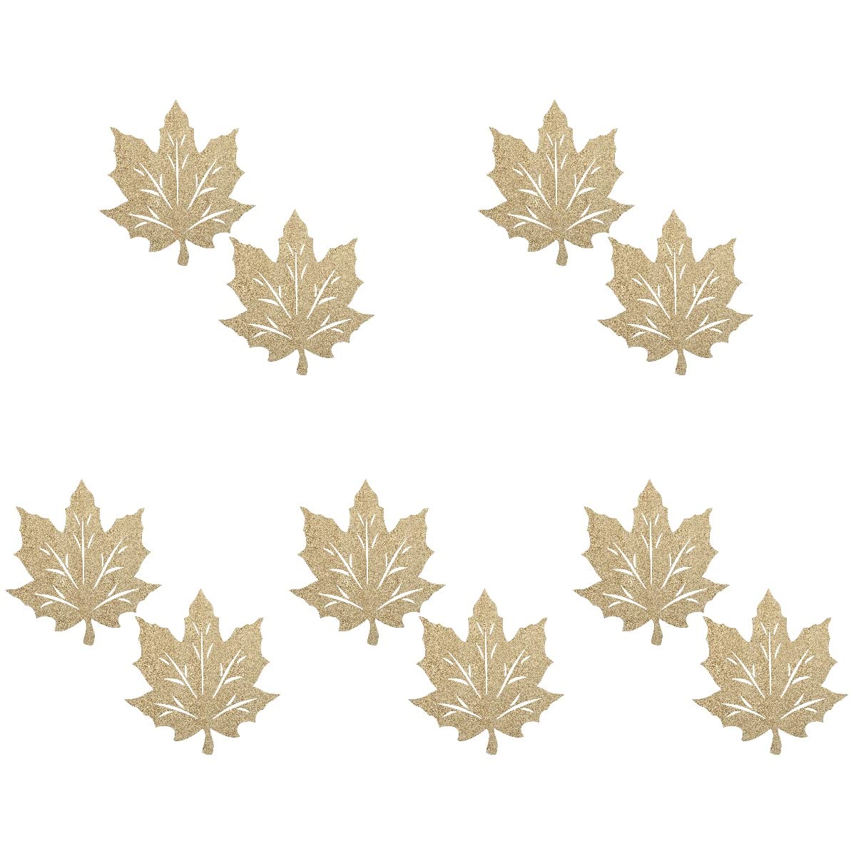 GALPADA 10-Piece Thanksgiving Nonwoven Placemats Set - Waterproof Table Mats for Holiday Dining Decor, Fall Table Setting, and Autumn Home Party Decorations