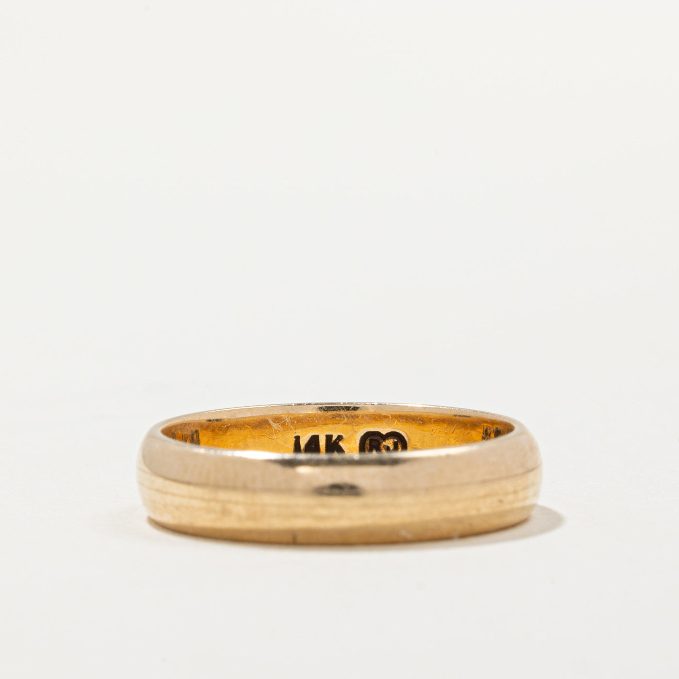 14K Yellow Gold Wedding Band Ring for Women - 4.15mm Width, Size 5.5 - Perfect for Engagement, Anniversary & Bridal Jewelry Gifts