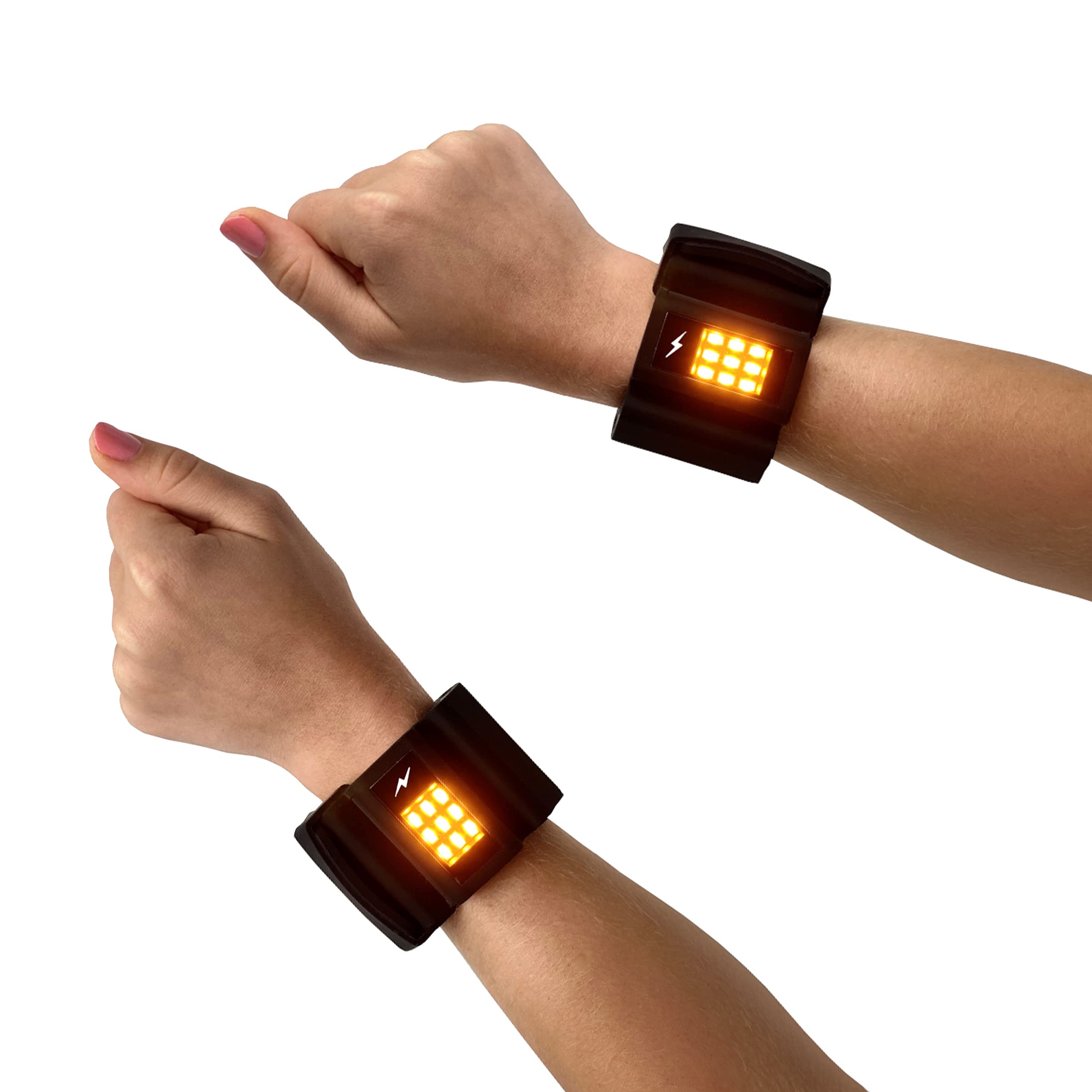 Tone-y-Bands Adjustable 1 LB Wrist Weights with LED Lights - Waterproof Wearable Ankle & Arm Weights for Women & Men - Perfect for Running, Walking, Hiking & Outdoor Workouts - Set of 2 (Ideal for Fitness Training, Jogging & Home Exercise)