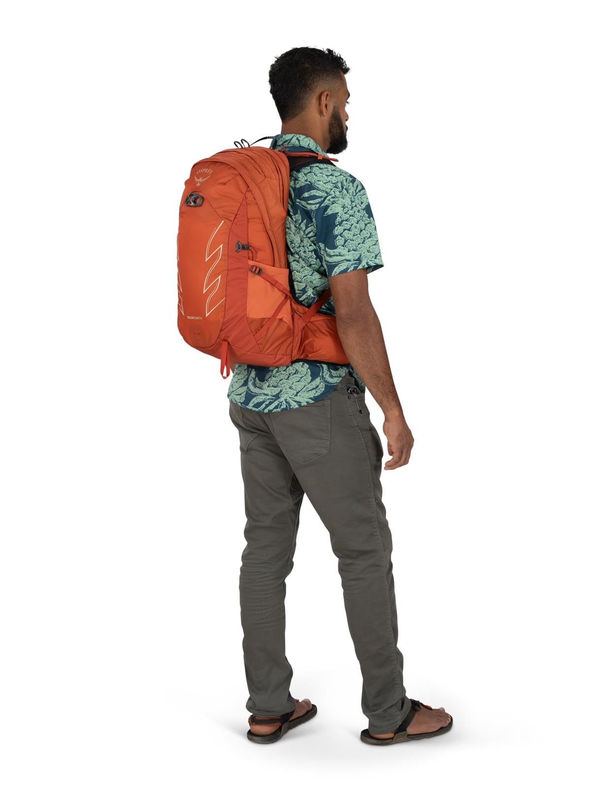 Osprey Talon Earth 22L Unisex Hiking Backpack - Lightweight & Durable Daypack for Outdoor Adventures, Camping & Travel (Coral)