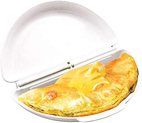 Microwave Egg Cooker - BPA Free Omelette & Scrambled Egg Steamer with Dual Hinged Compartments | Perfect for Quick Breakfast, Meal Prep & Healthy Cooking | Kitchen Gadget & Essential Tool for Home Chefs