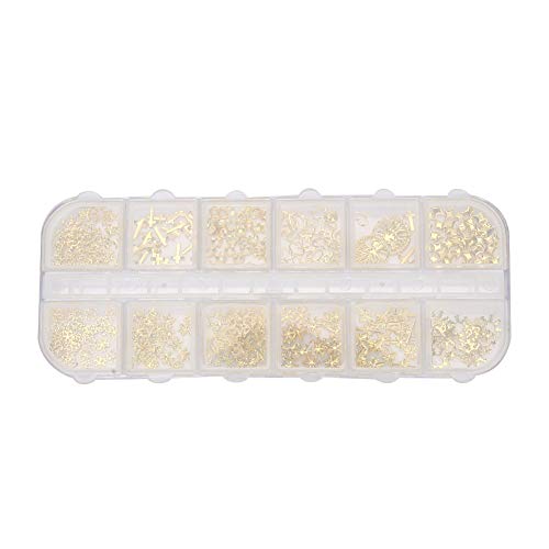 Stylish DIY Alloy Shiny Nail Art Decorations - Manicure Tool Accessories for Nail Art Design, Perfect for Home Salon, Parties & Special Occasions