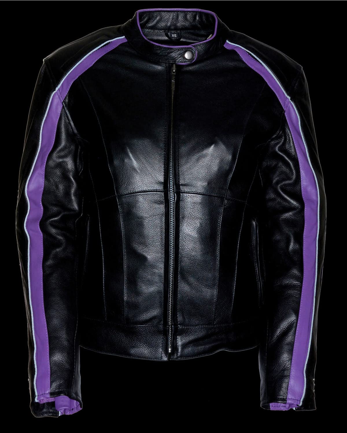 Milwaukee Leather Women's Stud & Wing Motorcycle Jacket 4XL Black - Biker Jacket for Women, Riding Gear, Cruiser Apparel for Harley Davidson & Street Bikes