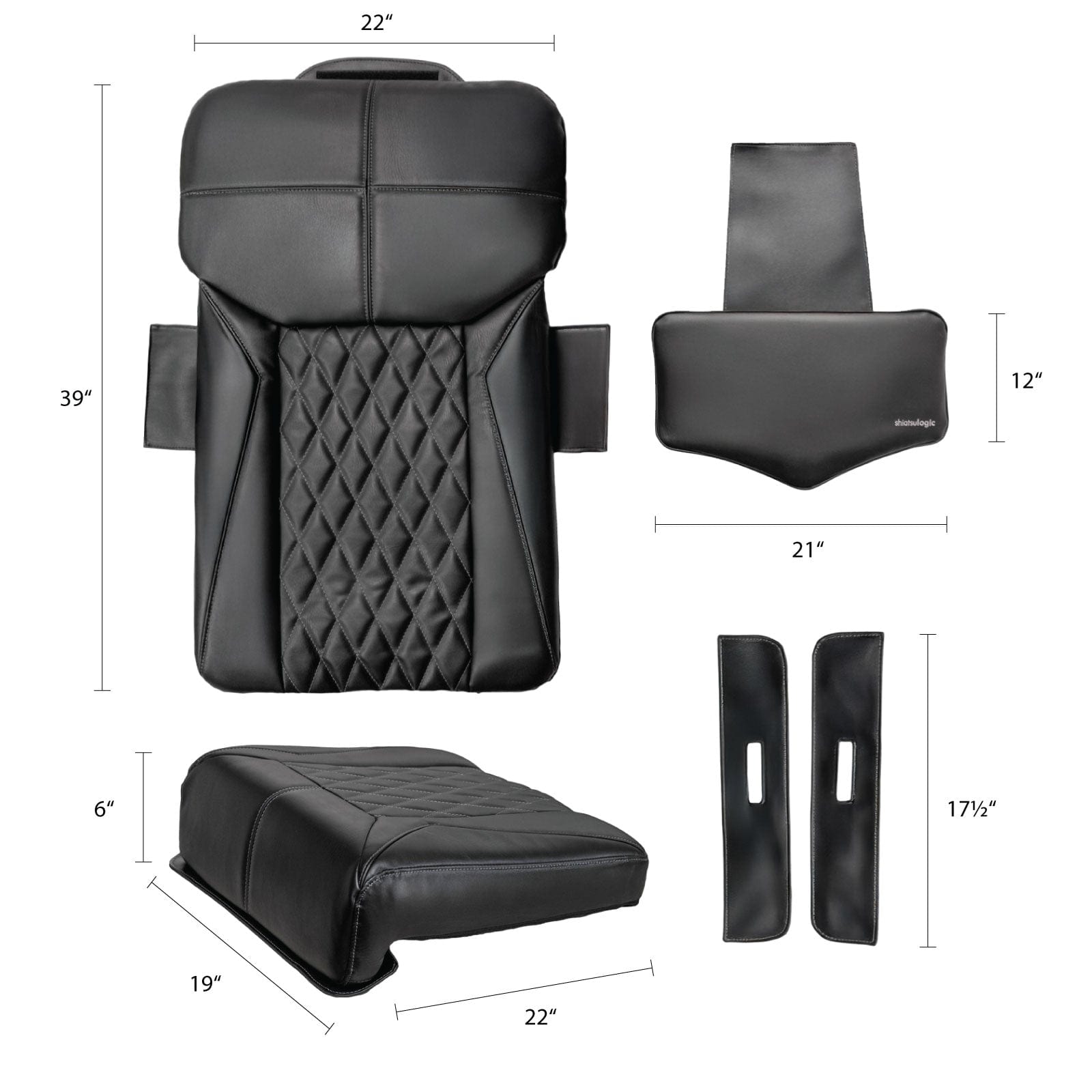 Shiatsulogic LX Fedora II Professional Pedicure Spa Chair with Massage - Perfect for Salons, Spas & Home Relaxation