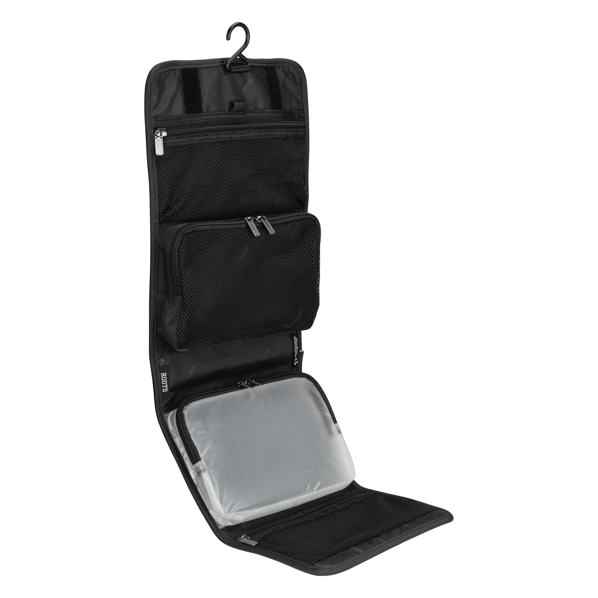 Premium Roots Travel Toiletry Bag - Waterproof Hanging Cosmetic Organizer for Men & Women - Perfect for Airplane, Gym, Camping & Business Trips