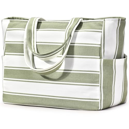 Grey Green Stripes