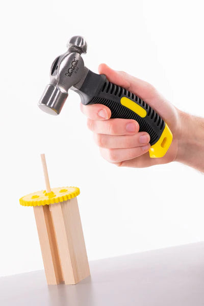 TeacherGeek Mini Ball Peen Hammer - 10 Pack Set for DIY Projects, Home Repairs & STEM Education Activities