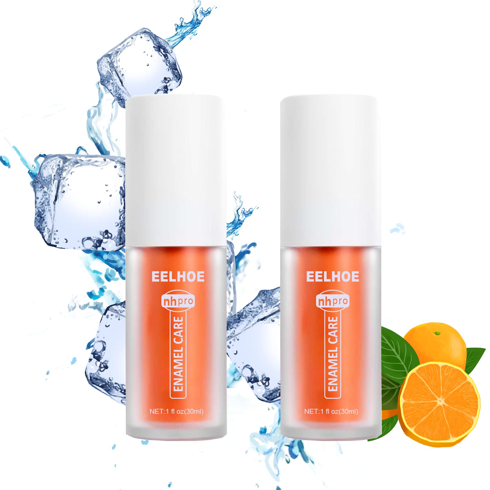 GELEI V34 Purple Teeth Whitening Toothpaste - Color Corrector for Sensitive Teeth, Enamel Care & Stain Removal, Reduces Yellowing & Freshens Breath (2 Pack) - Perfect for Daily Oral Care & Brightening Smiles