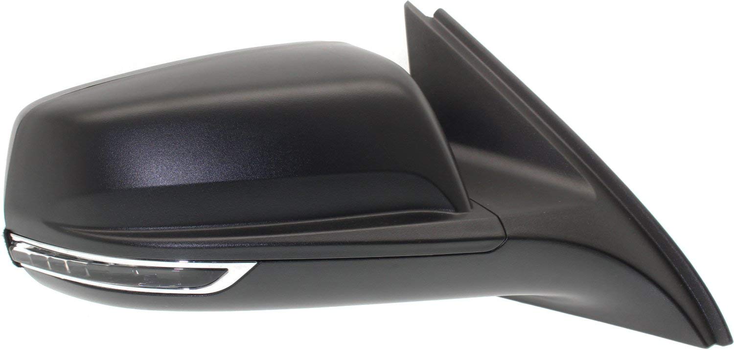 2013-2015 Chevrolet Malibu Passenger Side Power Heated Mirror with Signal Light & Memory Textured - Kool Vue Replacement for Enhanced Visibility and Safety in Rainy or Cold Weather