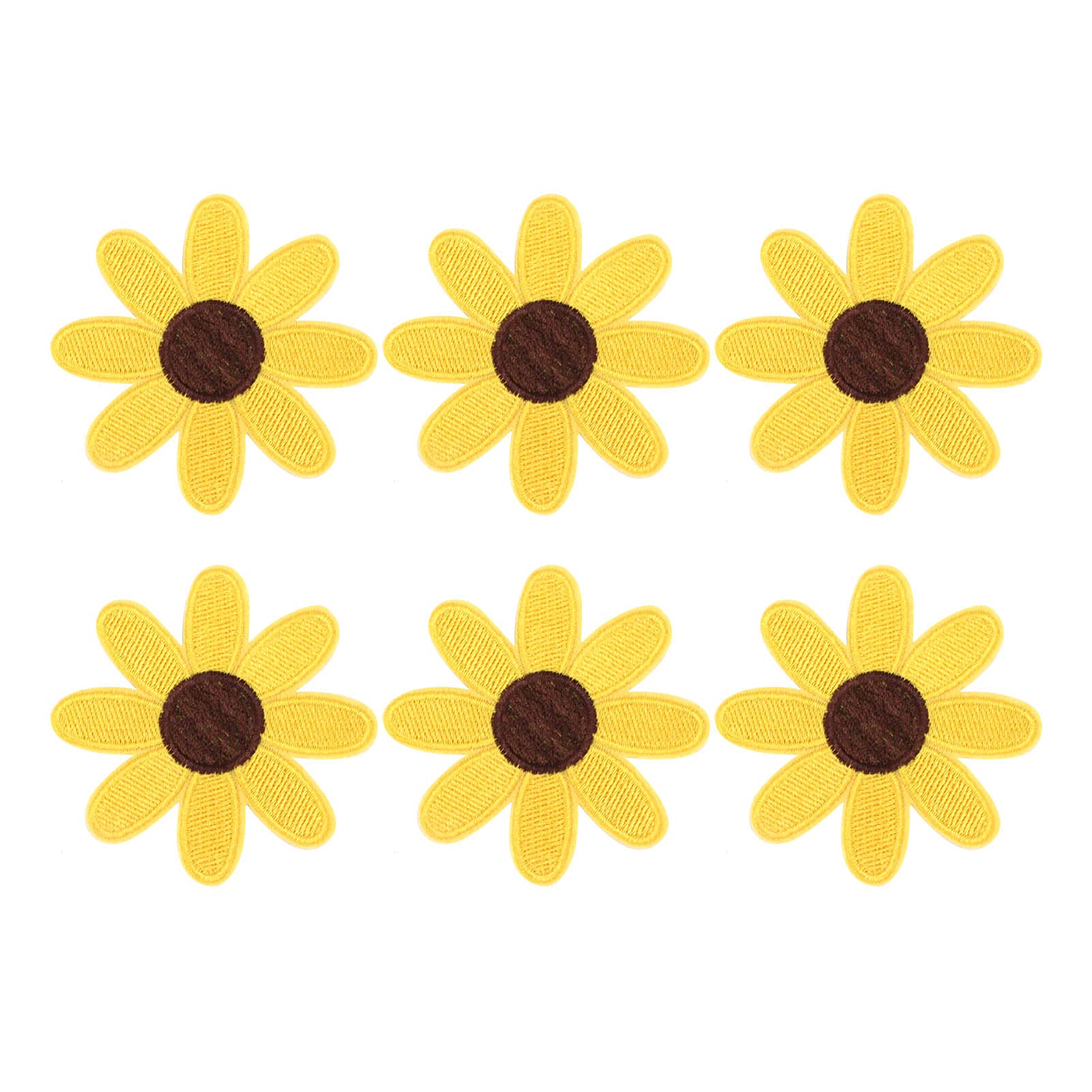 Shanrya Embroidered Iron-On Sewing Patch for Clothes - DIY Mending & Decoration Applique for Jackets, Jeans, Bags & Crafts (10-Pack)