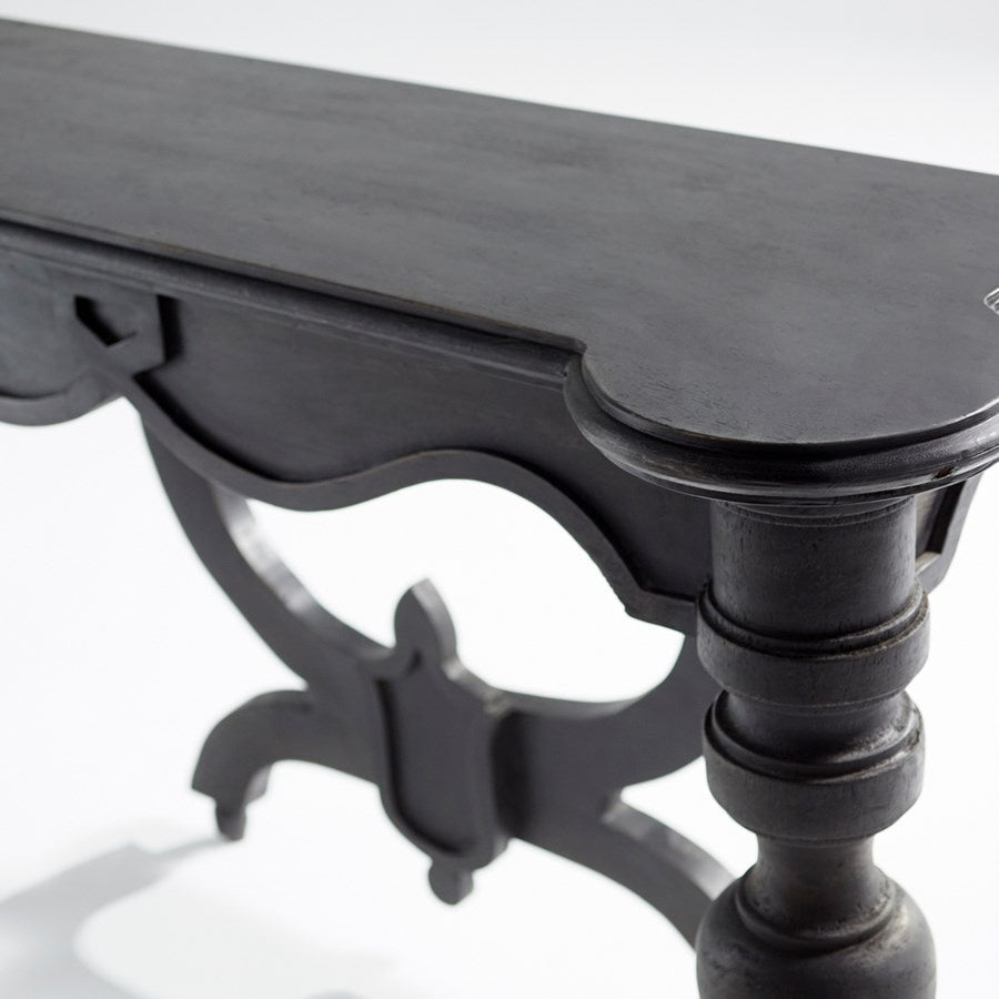 Cyan Design 10993 Lacroix Console Table - Black Modern Entryway Sofa Table for Hallway, Living Room & Foyer Decor