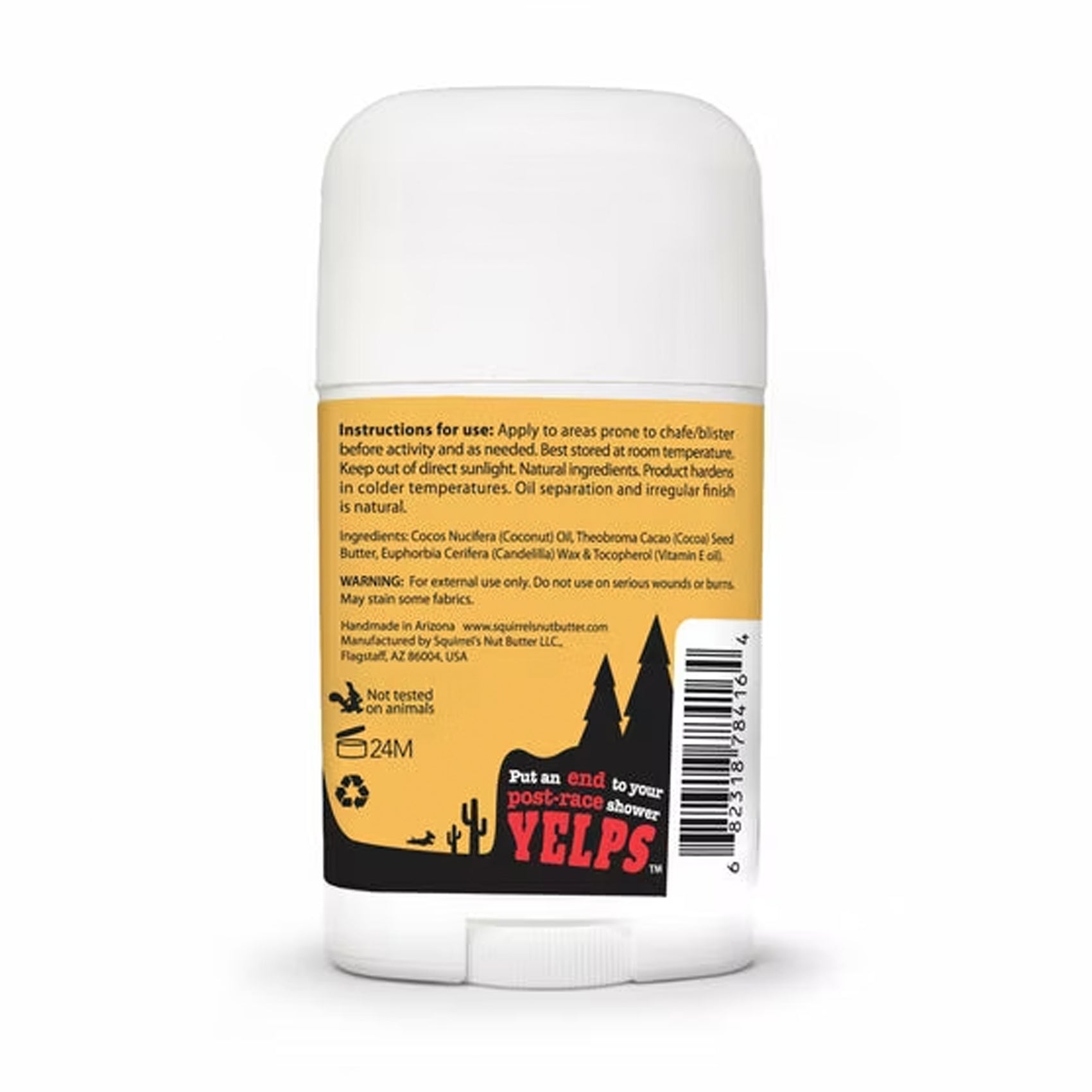 Squirrels Nut Butter Anti-Chafe Balm - Vegan, All-Natural Formula for Runners & Cyclists | Prevent Chafing During Workouts & Outdoor Activities