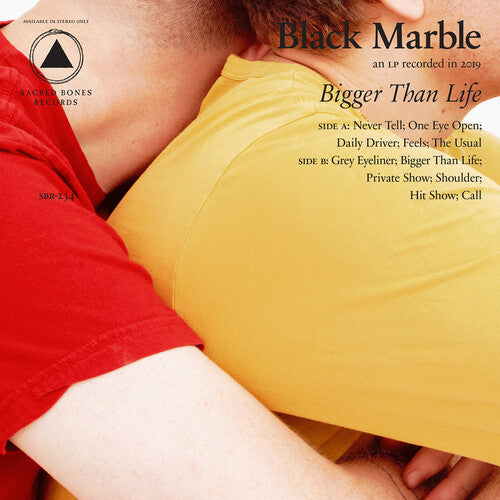 Black Marble - Bigger Than Life (Sacred Bones 15 Year Anniversary Edition) - Limited Royal Blue Vinyl LP | Indie Synthpop Music for Home Listening & Record Collectors