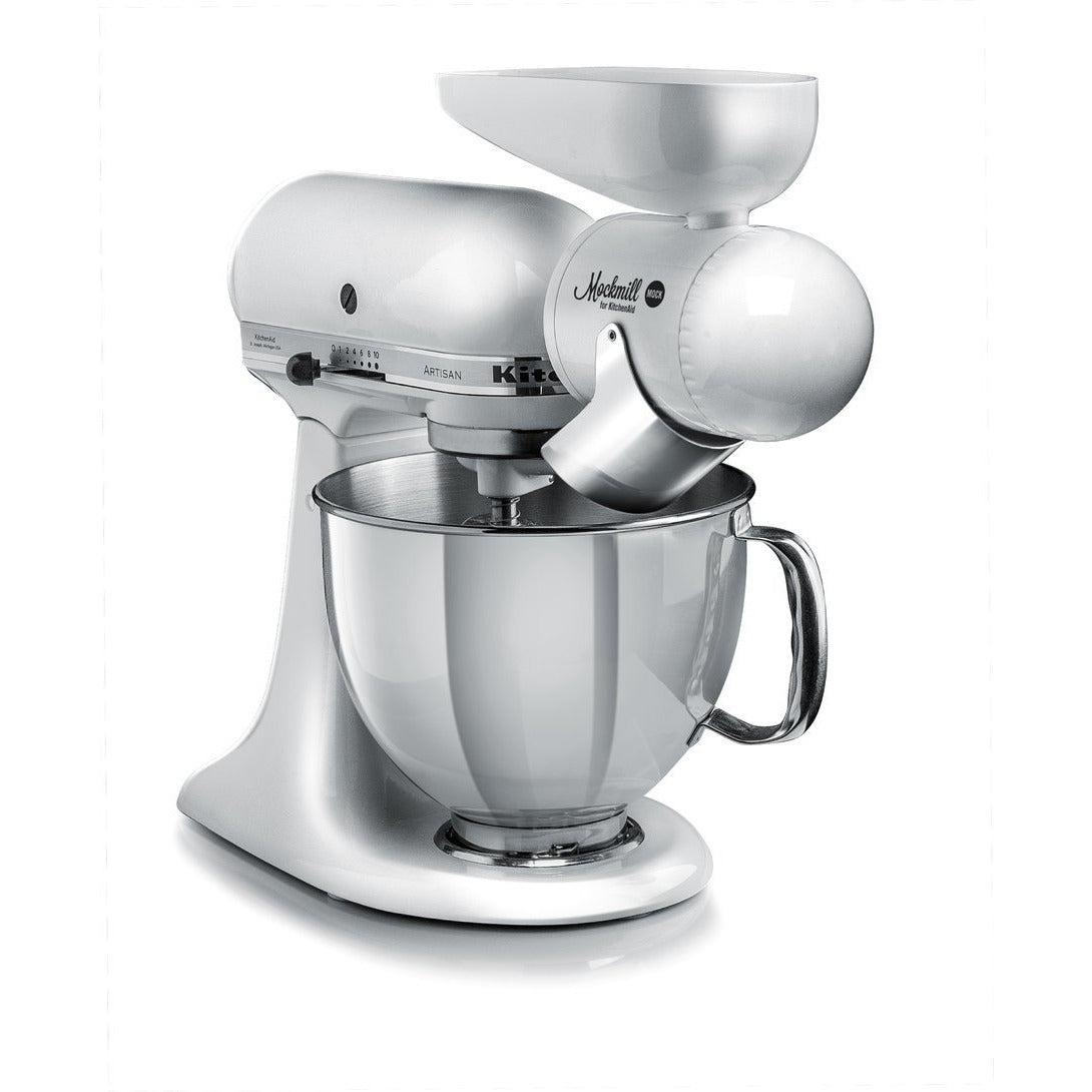 Mockmill Grain Mill Attachment for Stand Mixers - Fresh Flour Grinding for Baking Bread, Pasta & More | Perfect for KitchenAid & Other Mixers