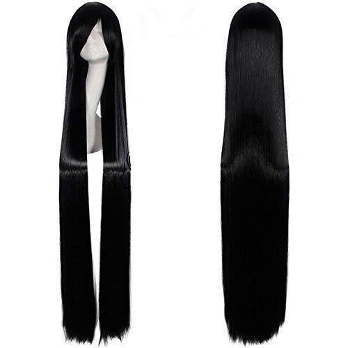 GJBXP 150cm Straight Super Long Anime Cosplay Wig - Synthetic Hair with Bangs in Black, Blue, Purple, Red, Orange, White | Perfect for Women's Costume Parties, Halloween, Cosplay Events & Anime Conventions