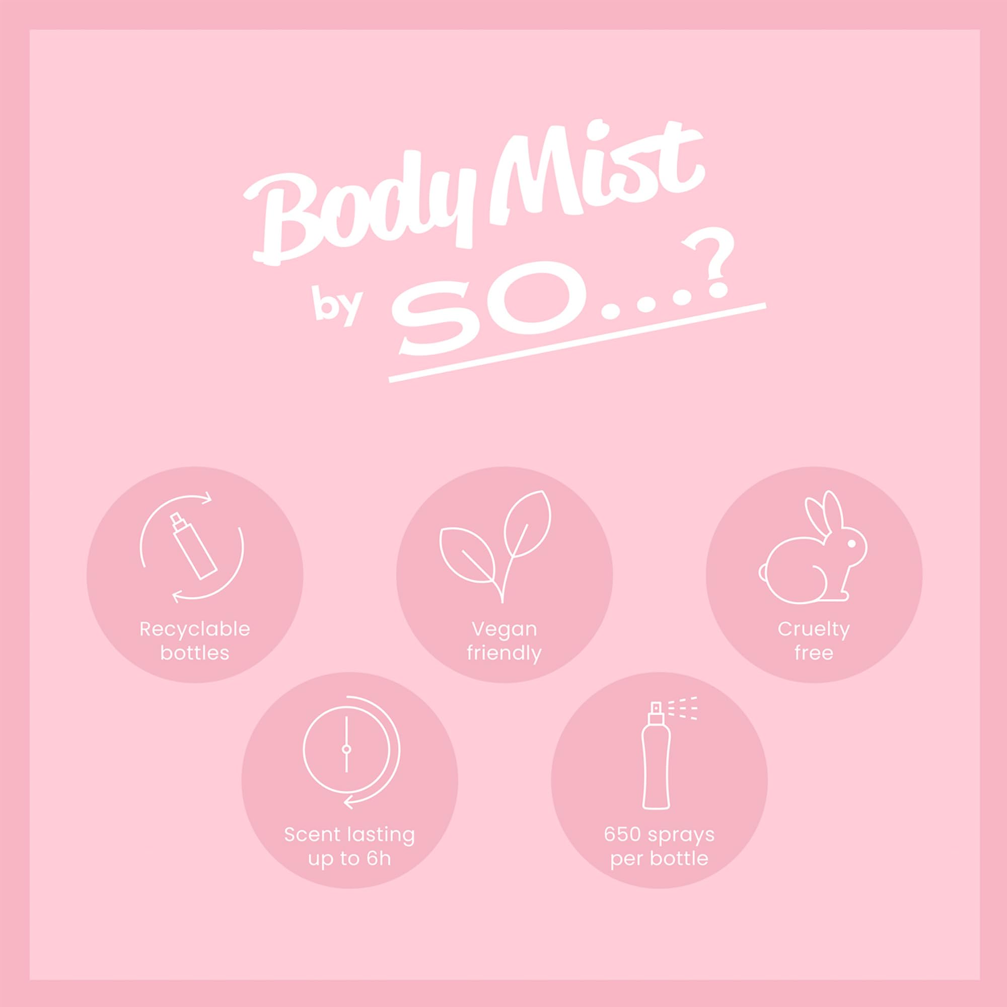 So…? Sweet Pea Body Mist for Women - Floral Perfume with Bergamot, Sweet Pea & Peony Notes - 3.5 oz Women's Body Spray - Perfect Gift for Her - Ideal for Daily Wear, Date Nights & Special Occasions