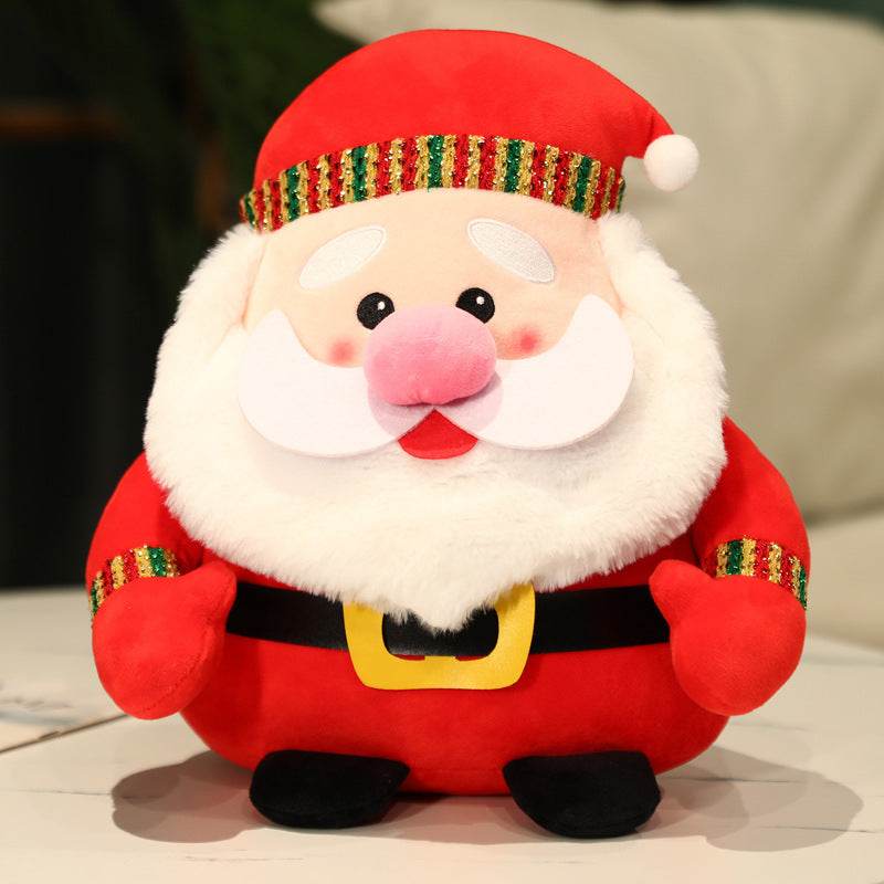 Merryland Santa and Reindeer Plush Stuffed Animals - Soft Christmas Plush Toys for Kids, Holiday Decorations & Gift Giving