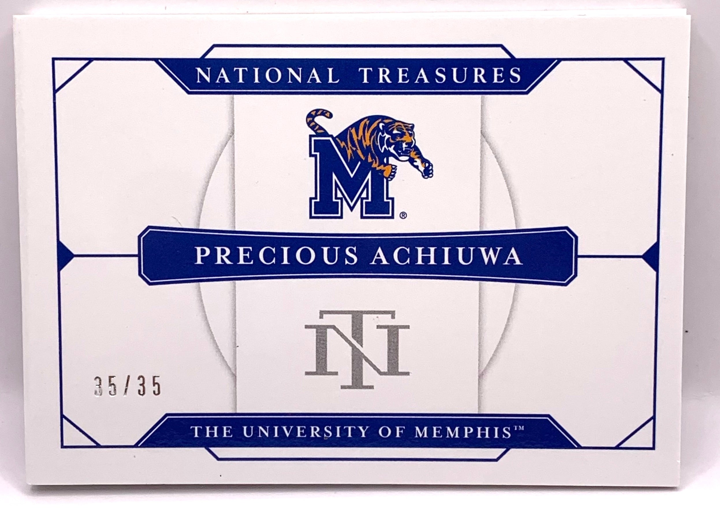 2020 Precious Achiuwa 35/35 RPA Booklet SSP National Treasures Memphis Toronto Raptors Basketball Card - Perfect for Collectors, Investors, and Sports Memorabilia Enthusiasts
