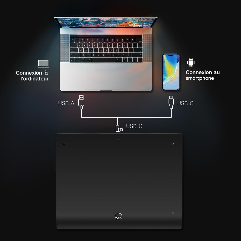 XP-PEN Deco Pro MW (Gen 2) Wireless Drawing Tablet with Bluetooth 5.0, 16K Pressure Sensitivity Stylus - Compatible with Windows, MacOS 10.10+, Chrome OS, Android 10.0+, Linux - Perfect for Digital Art, Graphic Design, Online Teaching & Remote Work