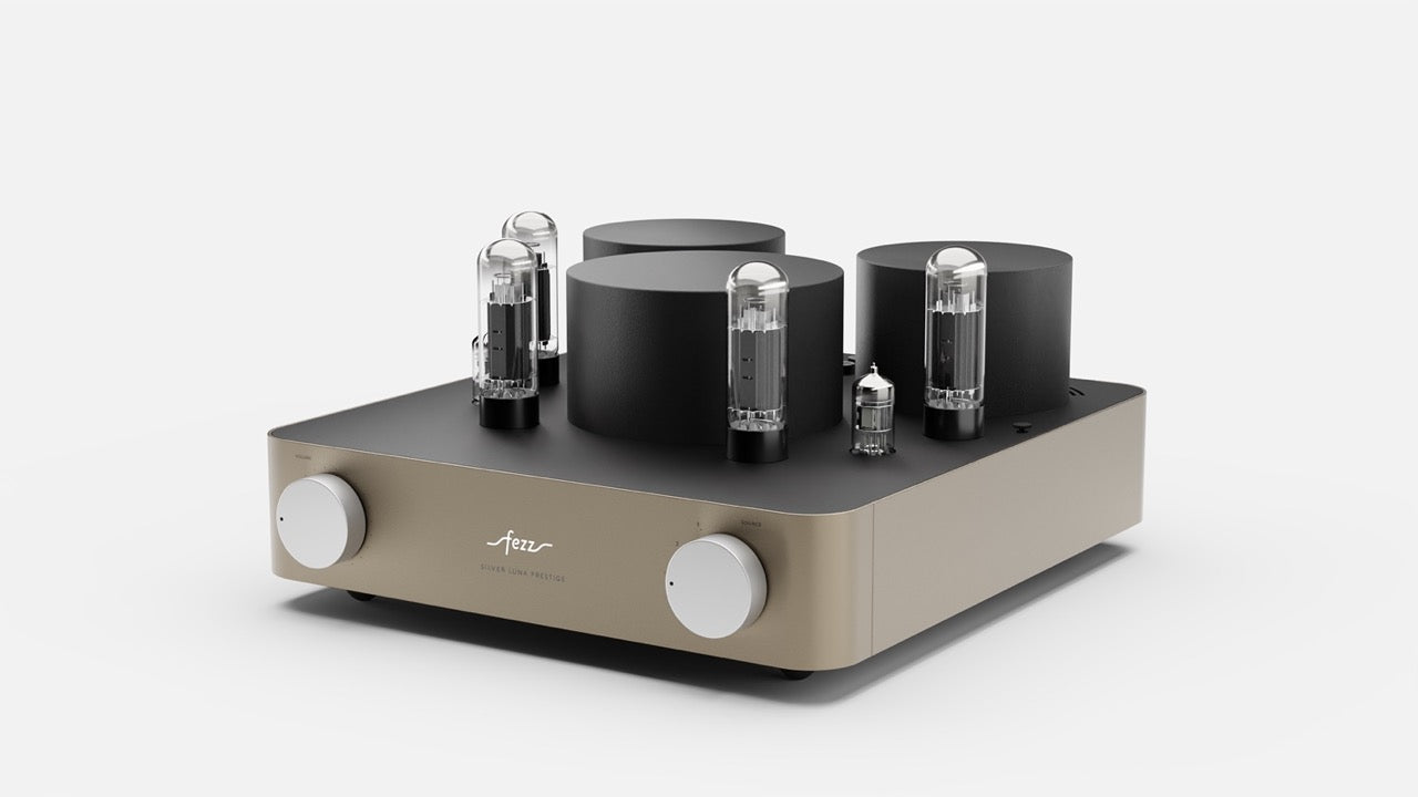 Fezz Audio Silver Luna Prestige Tube Integrated Amplifier - High-End Tube Amp for Audiophiles | Perfect for Home Theater & Music Listening Systems