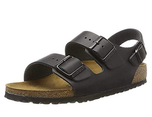 Birkenstock Men's Rear Flange Sandals - Comfortable & Durable Leather Slides for Casual Wear, Walking, and Outdoor Activities