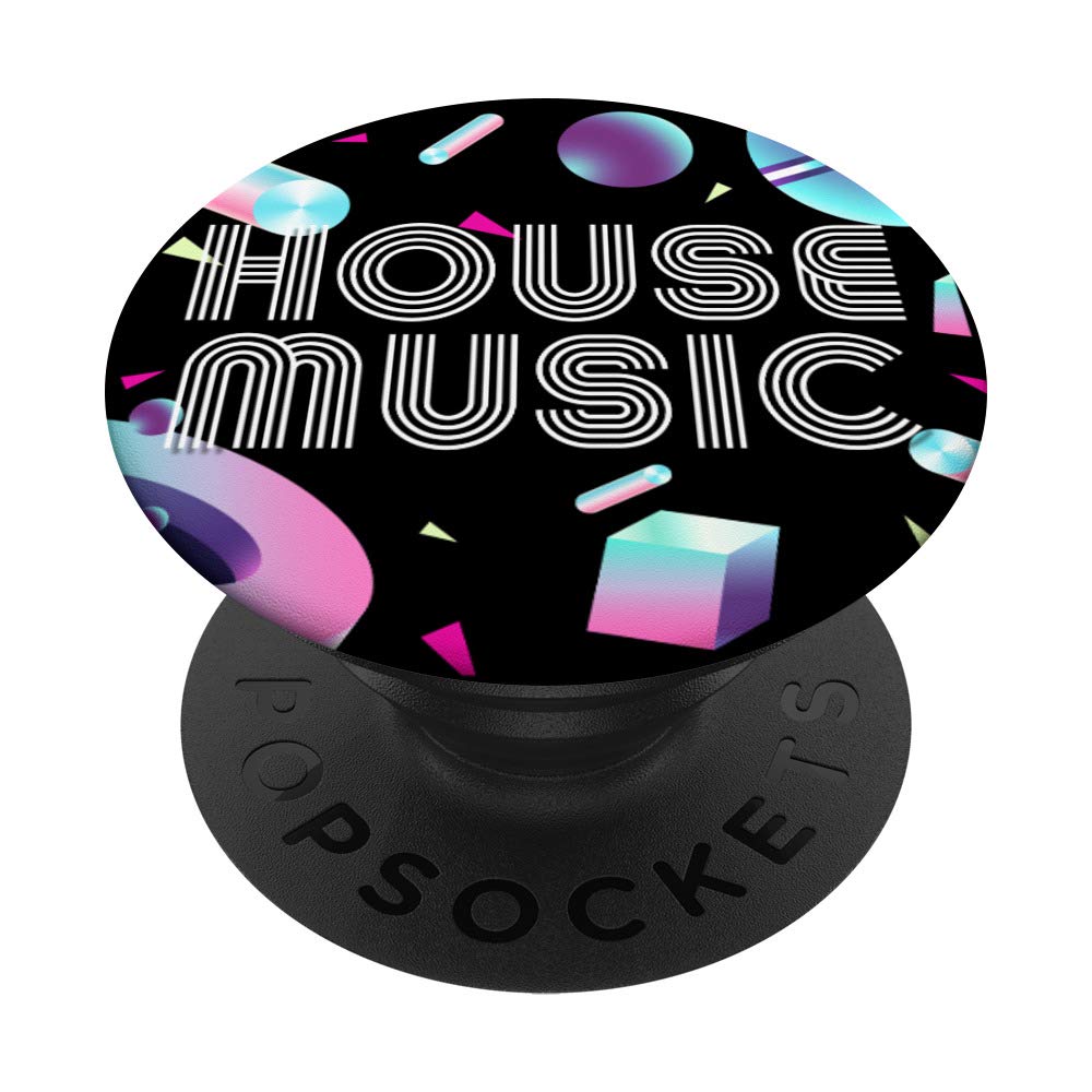 Best DJ PopSockets Grip & Stand for Phones & Tablets - Perfect for House Music Lovers, Dance, Trance & Rave Enthusiasts - Ideal for Concerts, Festivals & Nightlife