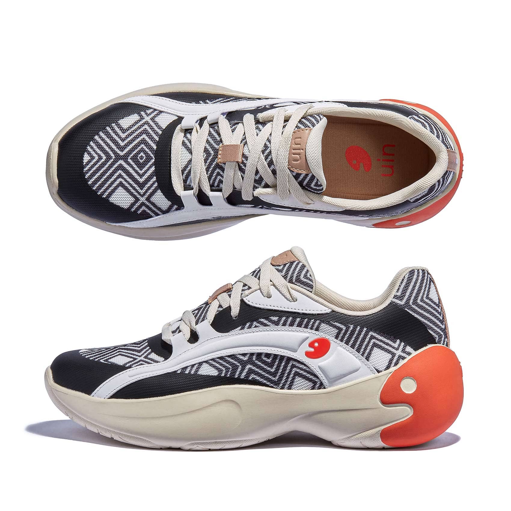 Square Maze Salamanca II Men's Casual Sneakers - Breathable Lightweight Walking Shoes for Men - Perfect for Running, Gym, Travel & Everyday Wear