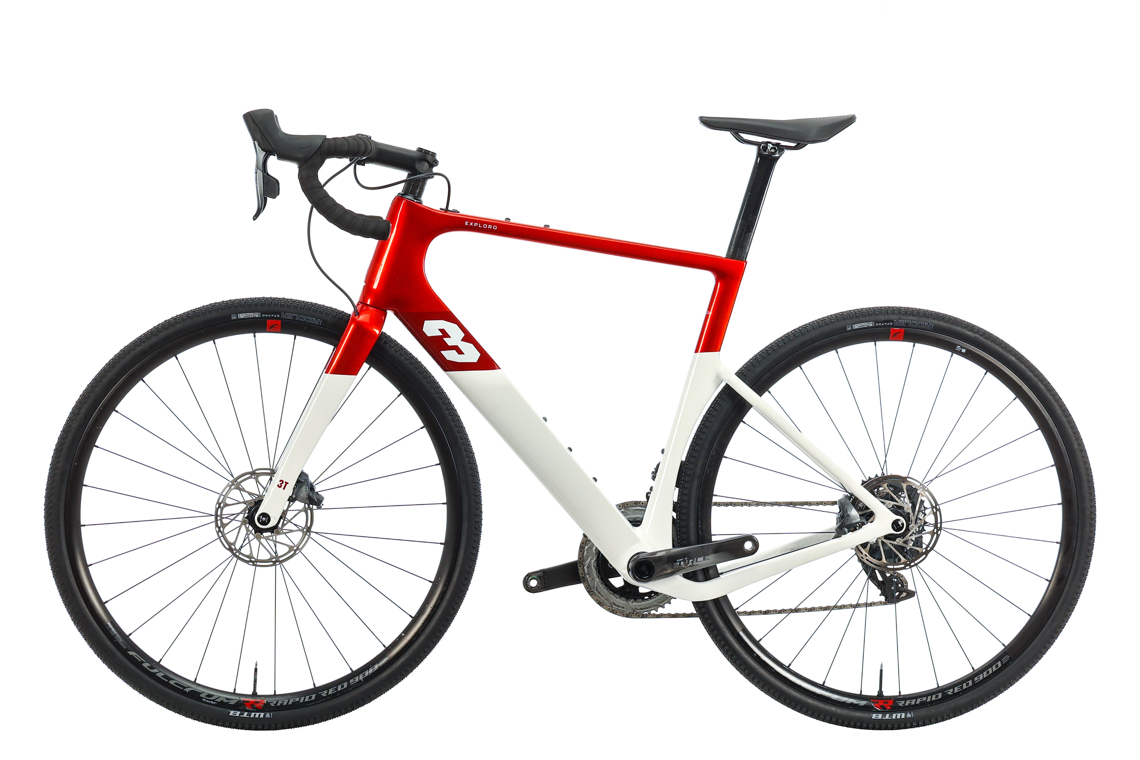 3T Exploro RaceMax Force AXS Gravel Bike 2022 - 56cm Carbon Frame, Wireless Shifting | Perfect for Adventure Racing, Bikepacking & Off-Road Cycling