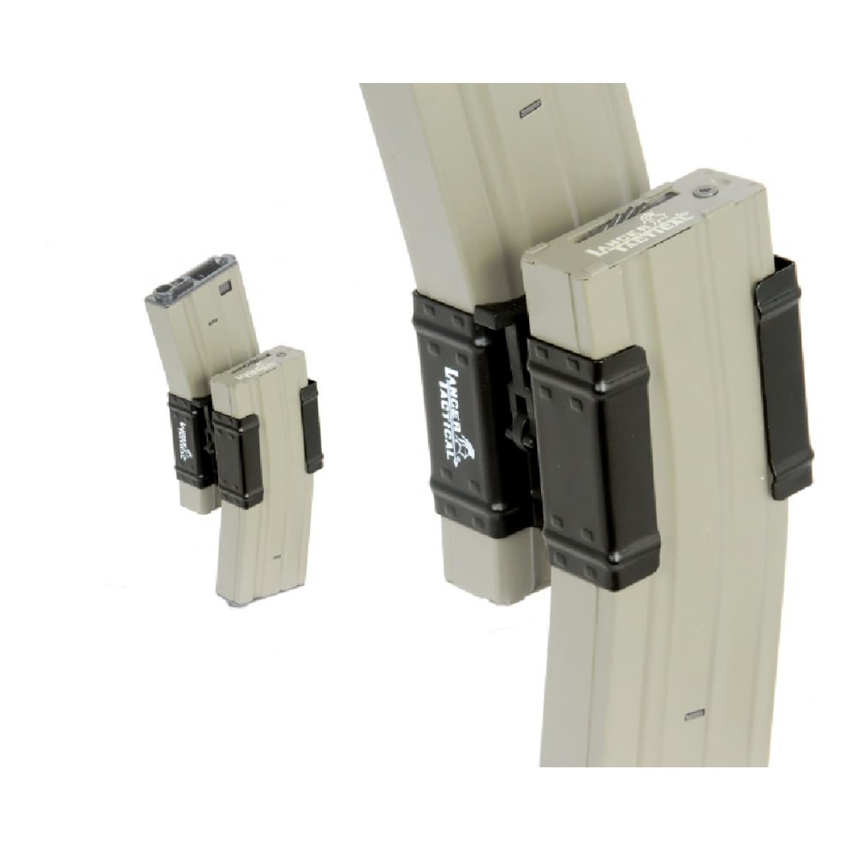 Lancer Tactical Full Metal Dual Airsoft Magazine Speed Loader - High Capacity Reloading Tool for Airsoft Guns | Perfect for M4, M16, AK47 & More Airsoft Battles