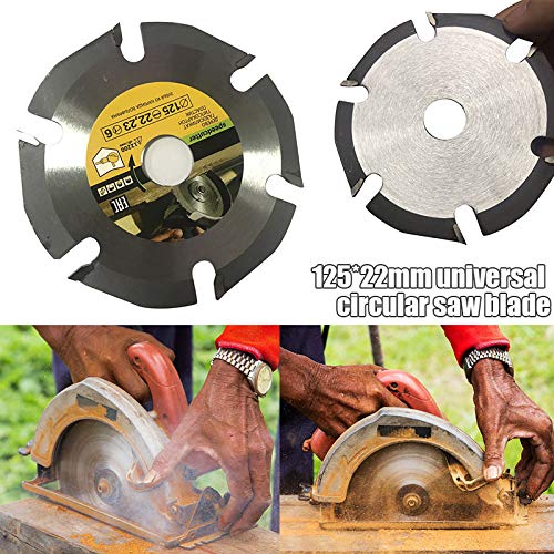 125x22mm Carbide Tipped Metal Cutting Circular Saw Blades - High Performance MultiTool Grinder Disc for Wood, Metal & Plastic - Perfect for DIY Projects & Professional Construction Work (TN99)