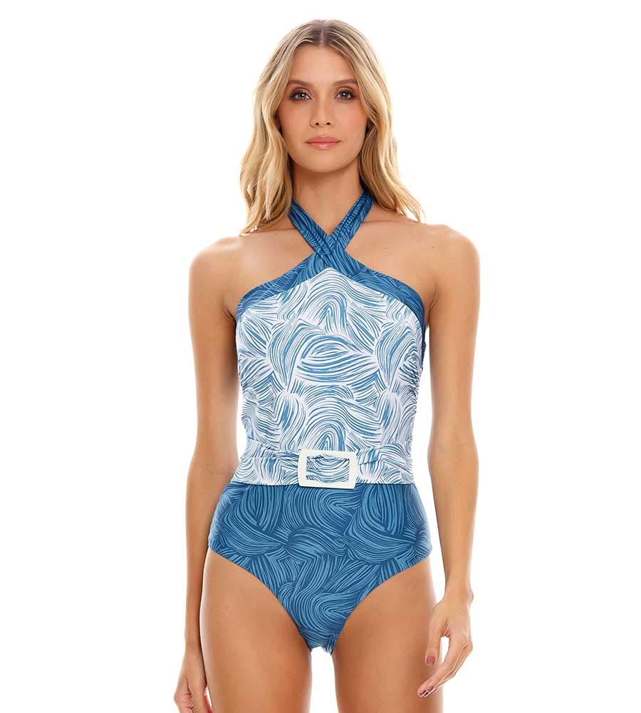 Cosita Linda Pure AIR Halter One Piece Swimsuit - Stylish & Comfortable Beachwear for Women | Perfect for Pool, Vacation & Summer Outfits