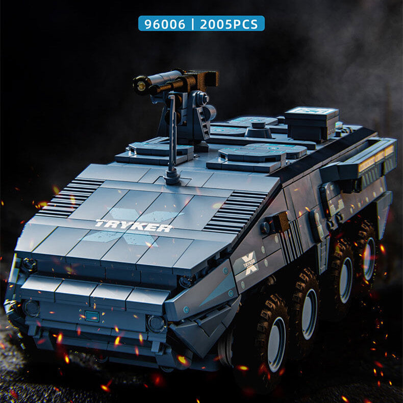 12GO 96006 Stryker X Armored Vehicle - 1:35 Scale Military Model Kit for Collectors & Hobbyists - Perfect for Dioramas, Wargaming & Display