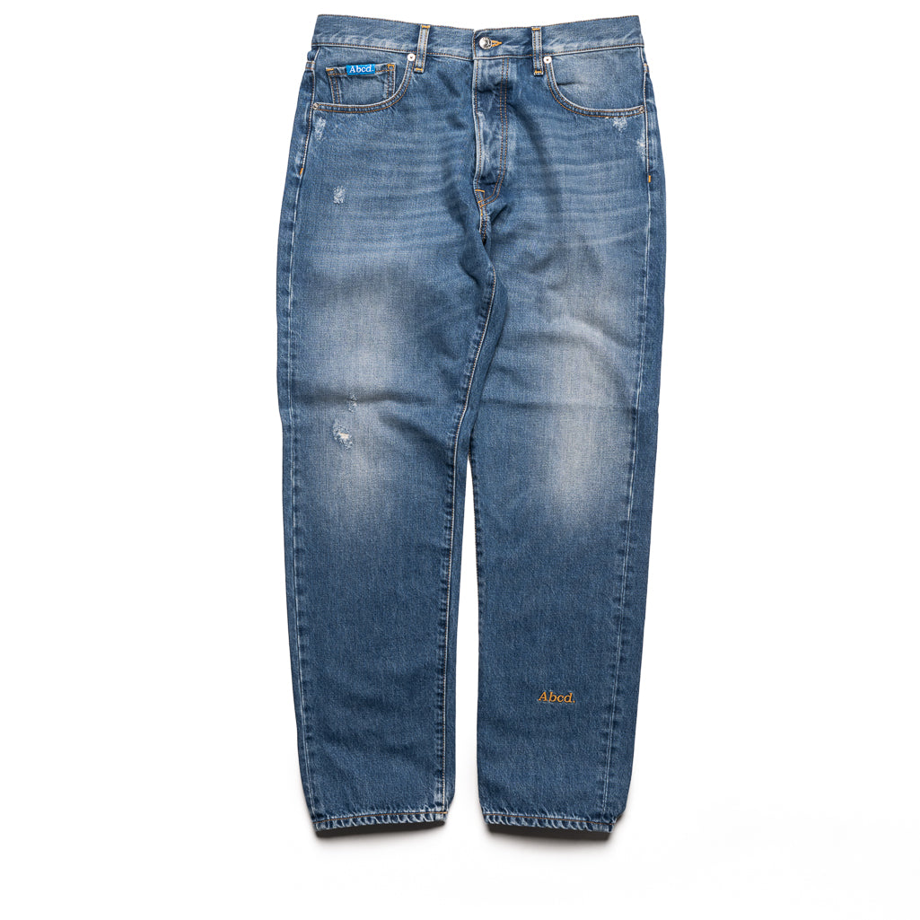 Vintage Blue Advisory Board Crystals Original Jeans - Classic Denim Pants for Women, Retro High Waist Distressed Jeans | Perfect for Casual Wear, Date Nights & Street Style Fashion
