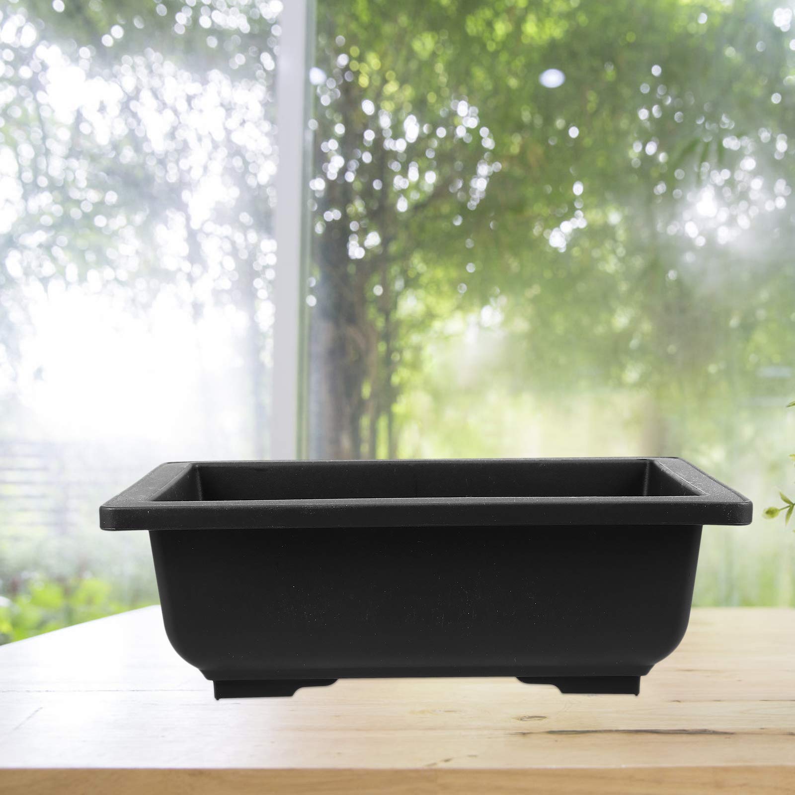 5 Pack Plastic Seedling Pots for Succulents, Flowers & Plants - Small Garden Flower Pots with Drainage Holes, Indoor/Outdoor Plant Containers for Home Gardening, Balcony & Office Decor