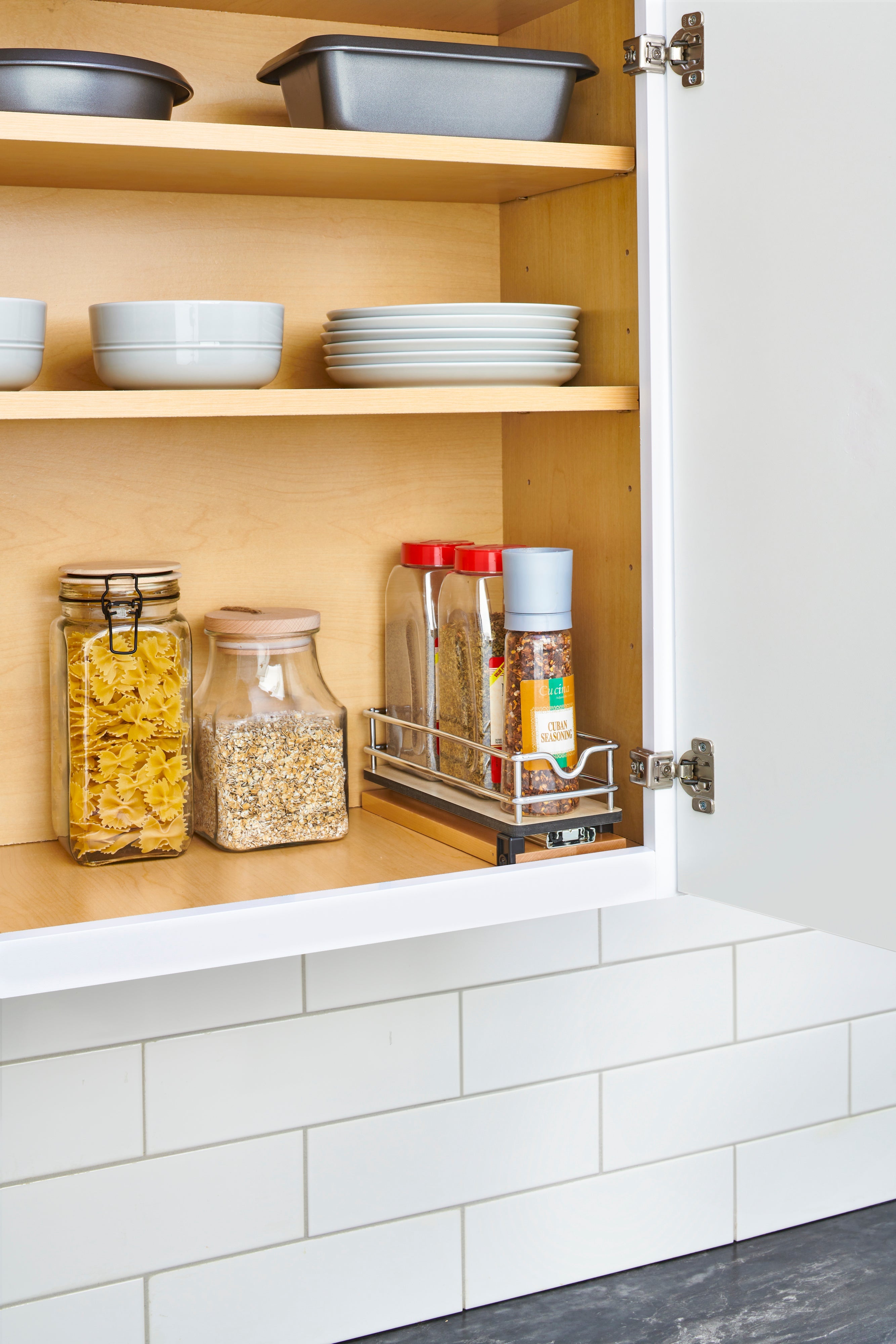 5-Tier Wide Wire Wall Mount Pull-Out Organizer - Heavy Duty Storage Rack for Kitchen, Pantry, Bathroom & Garage Organization