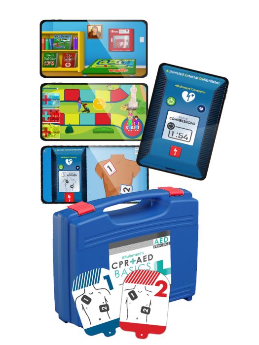 CPR & AED Training Kit - Learn Life-Saving Skills for Emergencies | First Aid Certification Course | Home, Office & Community Safety Preparedness