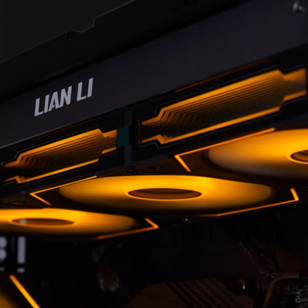 Lian Li UNI FAN Infinity SL INF120 3-Pack Black RGB PC Case Fans with Controller - High Performance Cooling for Gaming PC & Custom Builds
