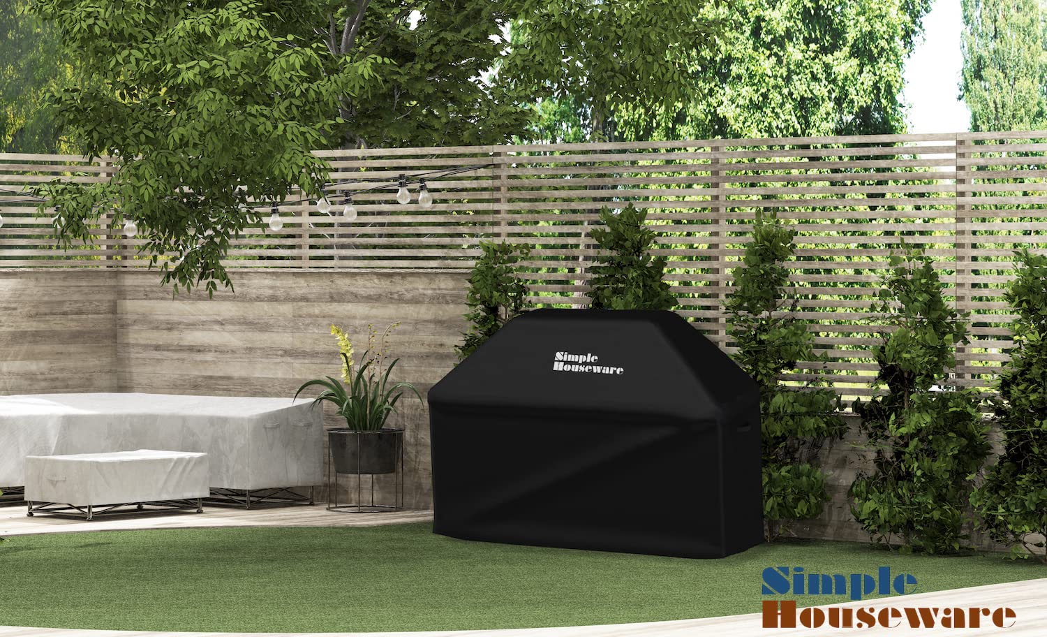 Heavy Duty 58-Inch Waterproof BBQ Grill Cover - Weather-Resistant Polyester Gas Grill Protector for Outdoor Cooking & Backyard Parties