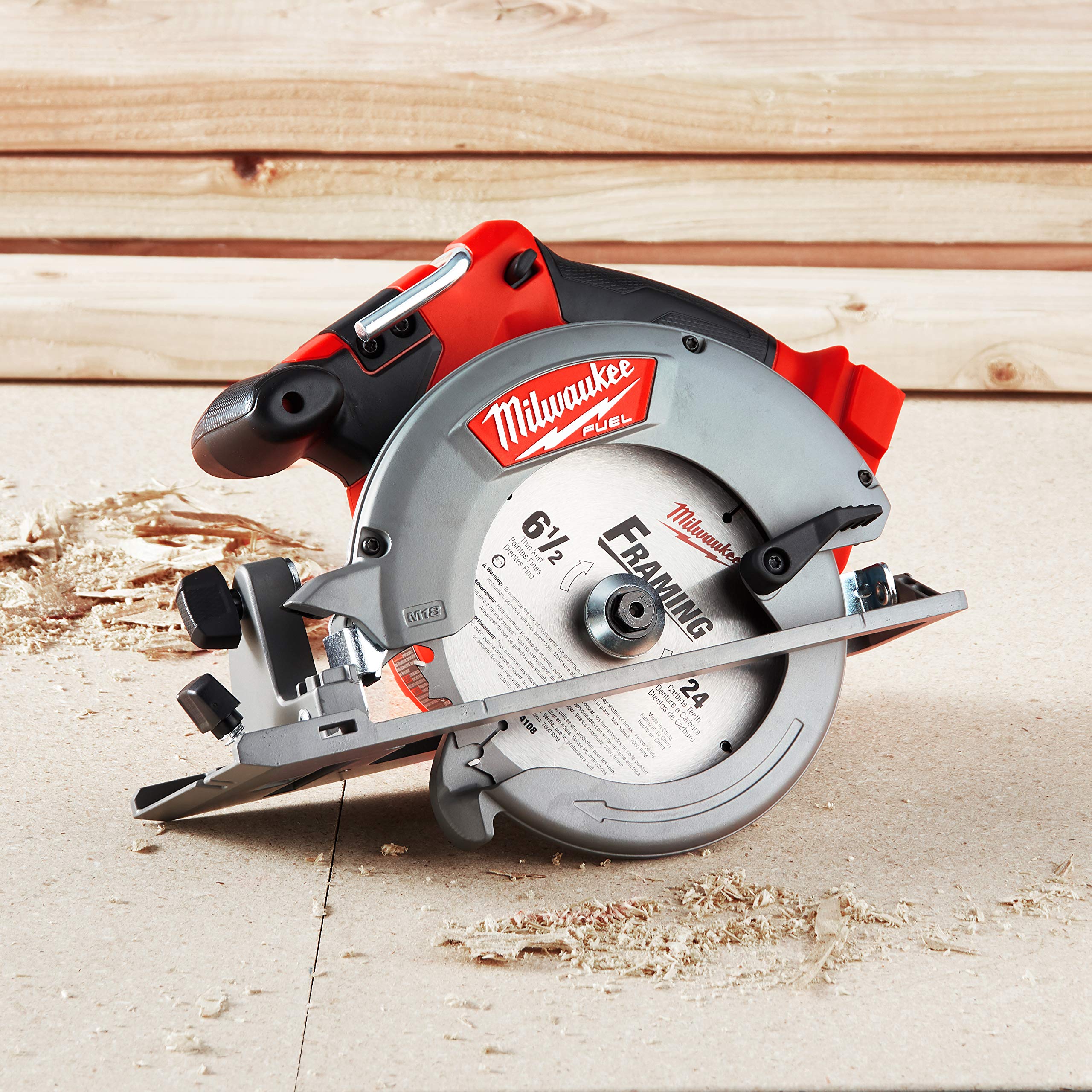 Milwaukee 2730-20 M18 Fuel 6-1/2 Inch Brushless Circular Saw (Tool Only) - Perfect for Woodworking, Framing, and DIY Home Improvement Projects