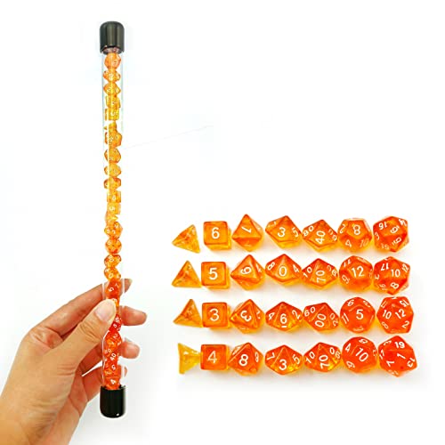 4x7 28pcs Gem Orange Tube