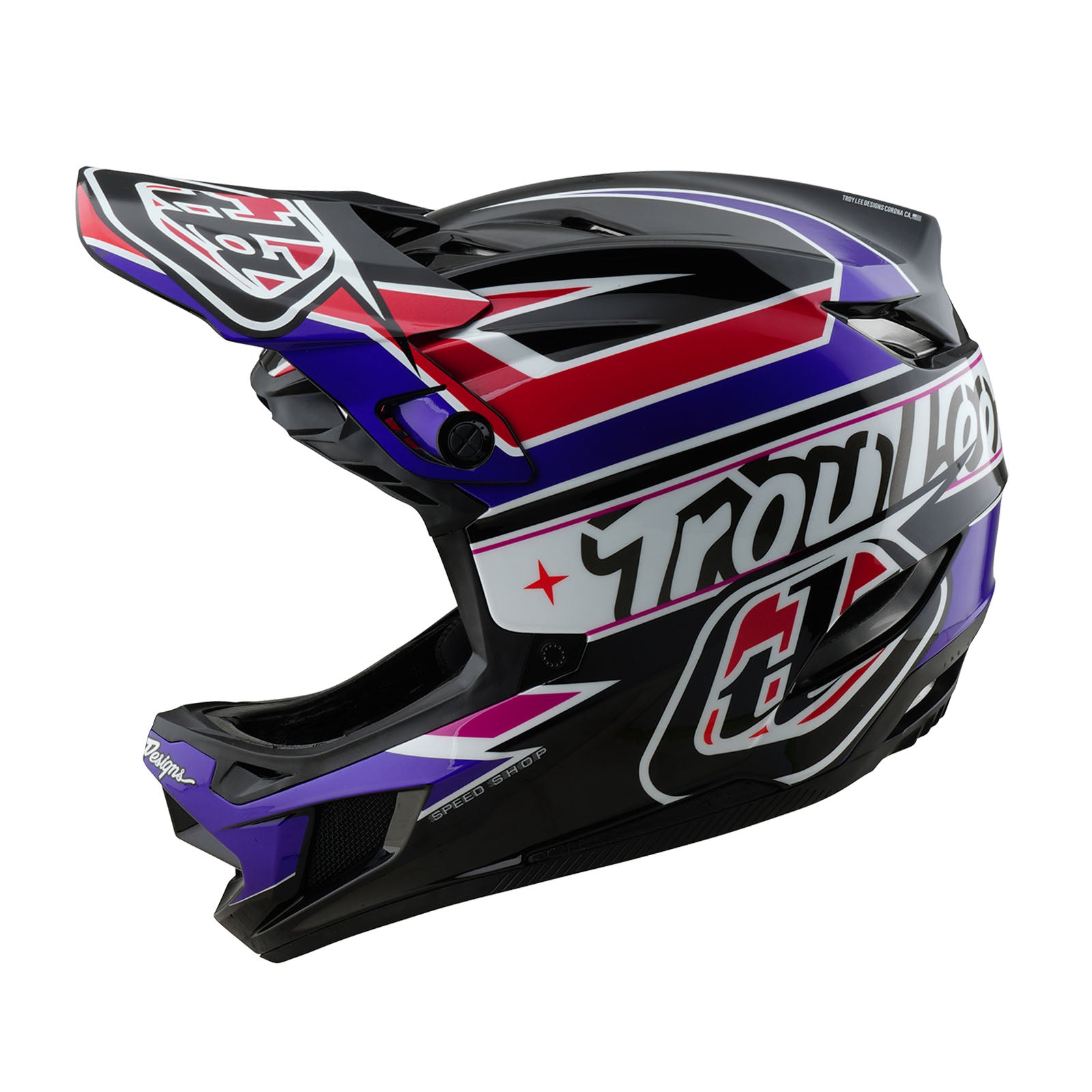 D4 Polycarbonate Helmet - Linear Black - Lightweight & Durable Safety Helmet for Cycling, Motorcycling & Extreme Sports