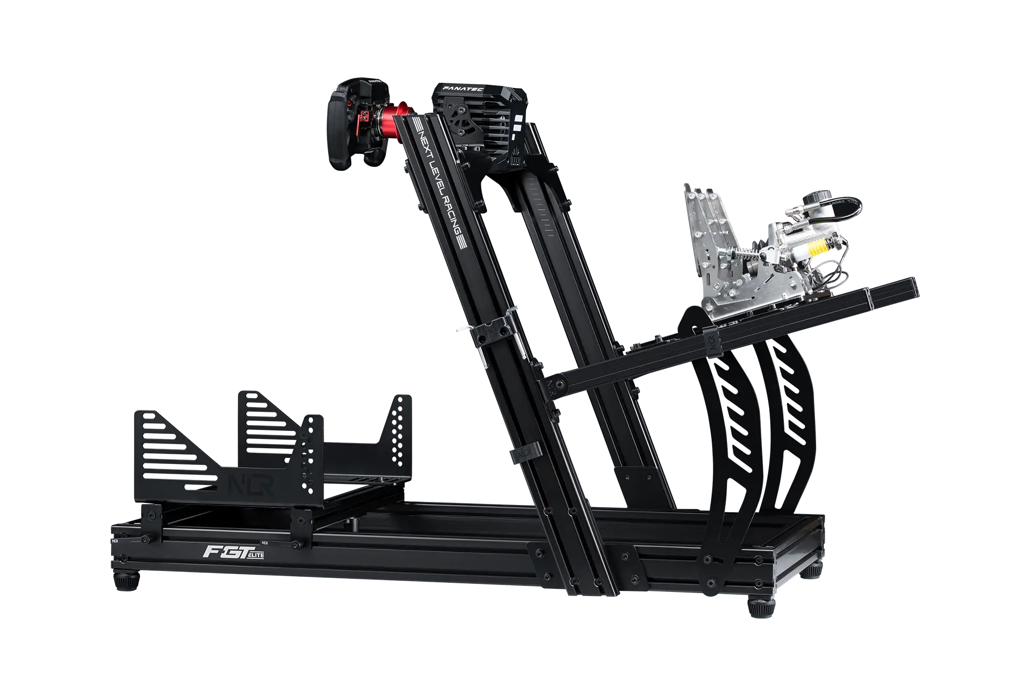Next Level Racing F GT Elite Lite Side & Front Plate Edition - Adjustable Racing Cockpit for Sim Racing Enthusiasts | Perfect for PC, PS5, Xbox Series X | Home Gaming Setup & Professional Esports Training