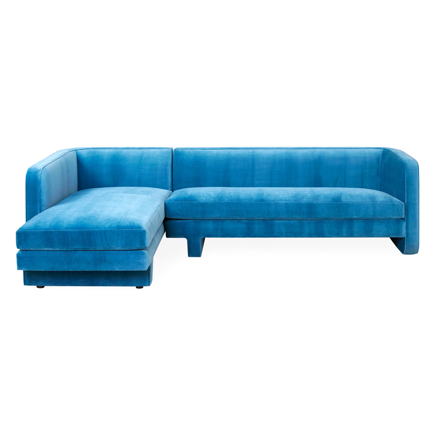 Modern Sunset Sectional Sofa with Left Arm Facing - Comfortable L-Shaped Couch for Living Room, Family Room & Lounge Areas
