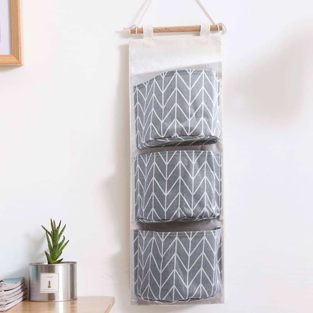 2 Packs Over The Door Hanging Storage Bags - Space Saving Closet Organizer for Clothes, Shoes & Accessories - Perfect for Bedroom, Living Room & Dorm Organization