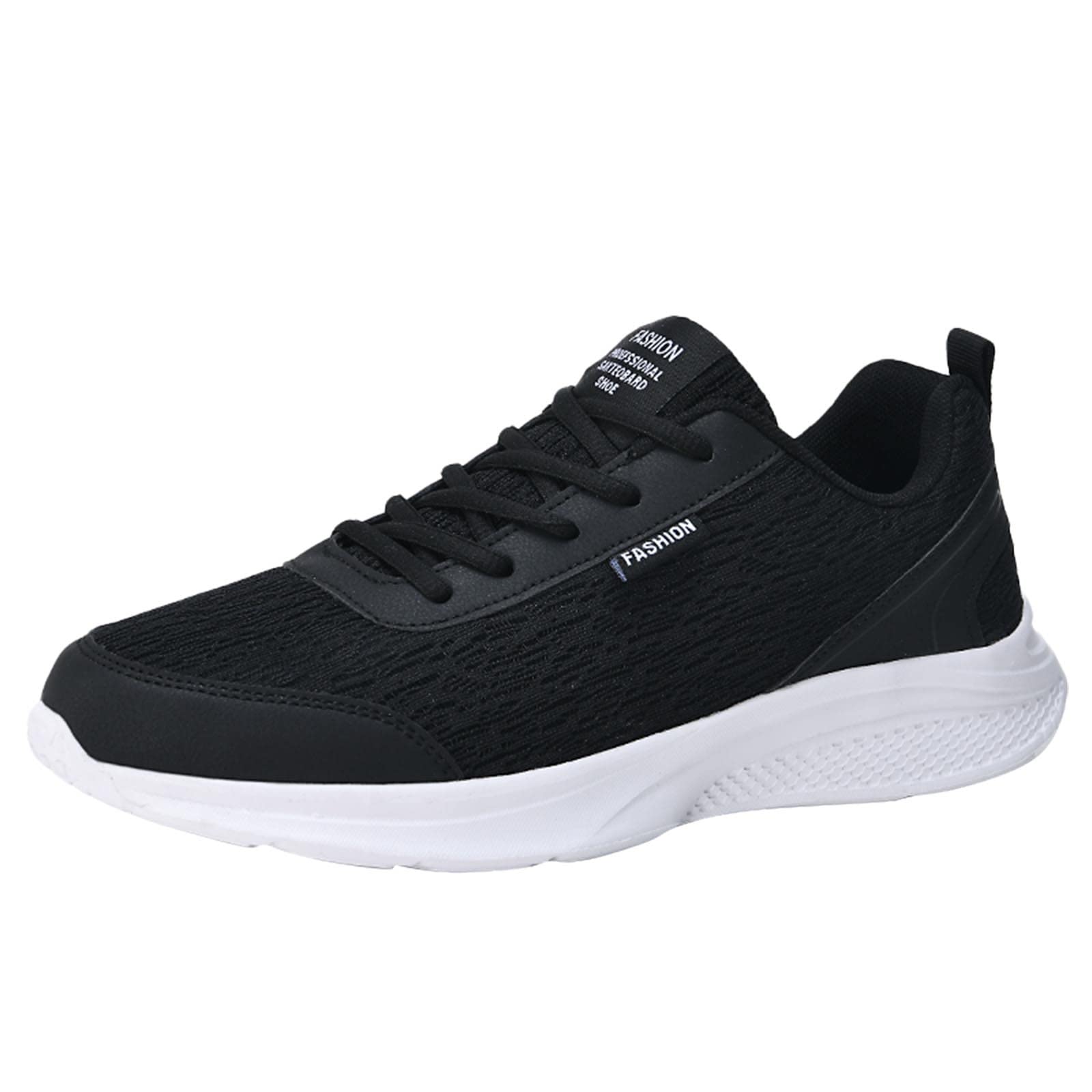 YUHAOTIN Men's Tennis Shoes - Arch Support Non-Slip Walking Shoes | Breathable Sports Sneakers for Running & Racquet Sports | Lightweight Comfortable White Athletic Shoes for Men | Perfect for Tennis, Gym Workouts & Casual Wear