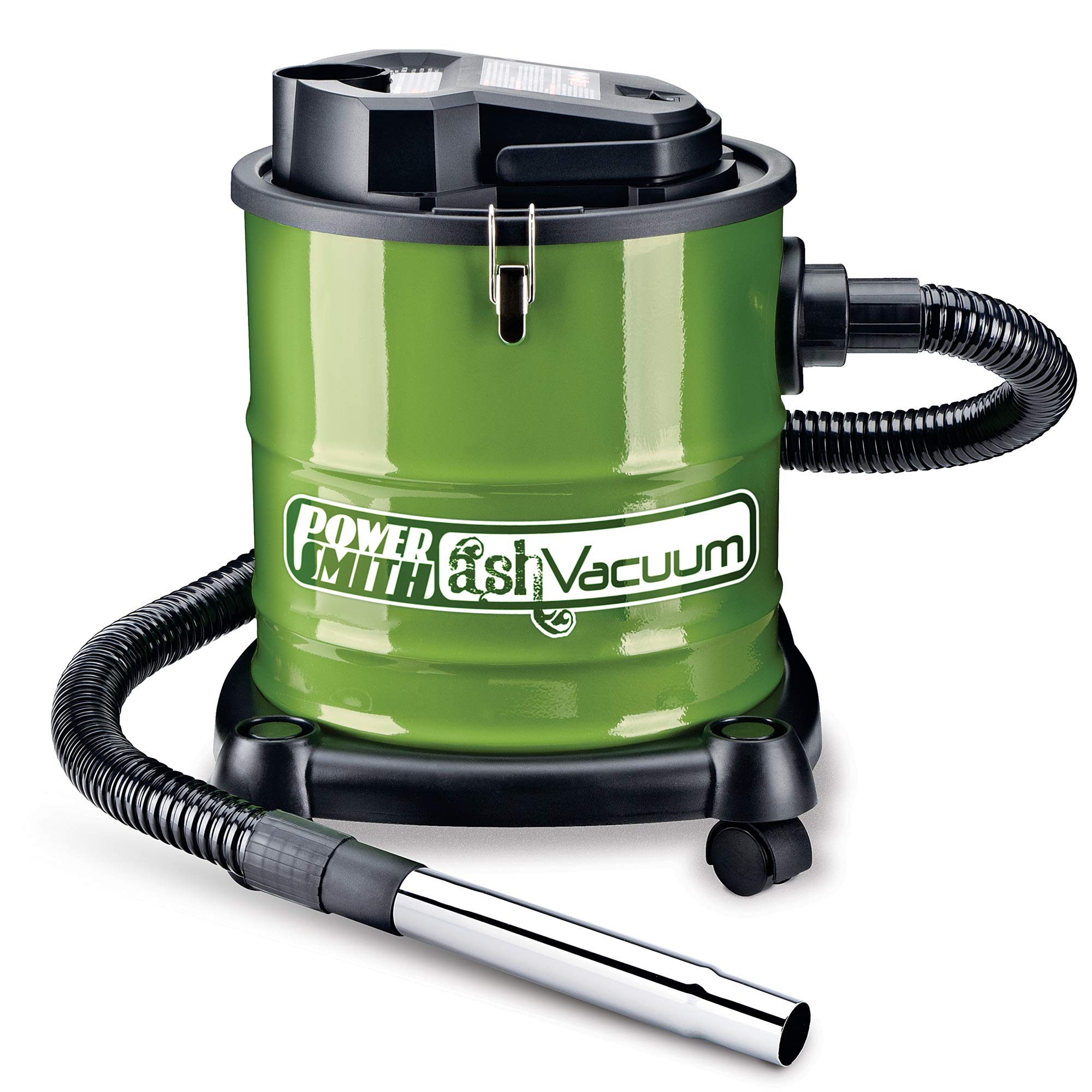 POWERSMITH Ash Vacuum Bundle with Replacement Hose - Powerful Fireplace & Wood Stove Cleaner for Easy Ash Removal - Perfect for Home, Garage & Outdoor Use