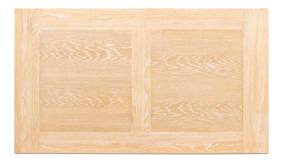 Seaside Retreat Rectangular Cocktail Table - Coastal Style Coffee Table for Living Room, Beach House Decor, Perfect for Patio & Outdoor Entertaining